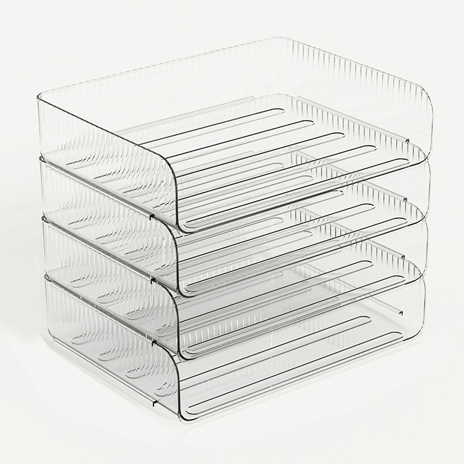 Desktop Storage Case Multilayer Transparent Stationery Storage Drawer Case Desktop Organizer for Cosmetics Office Supplies