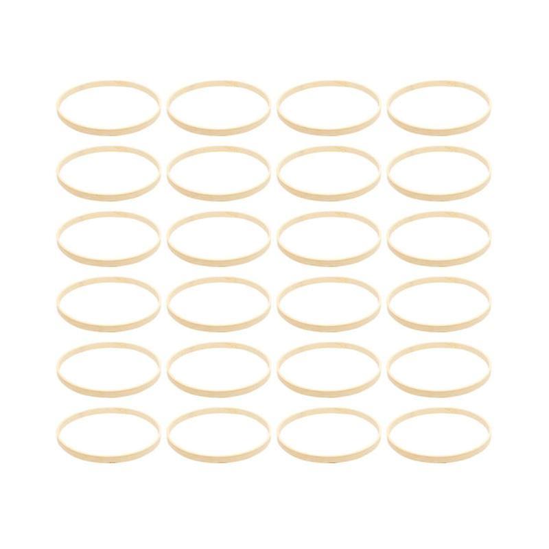 20pcs Bamboo Dreamcatcher Ring For Diy