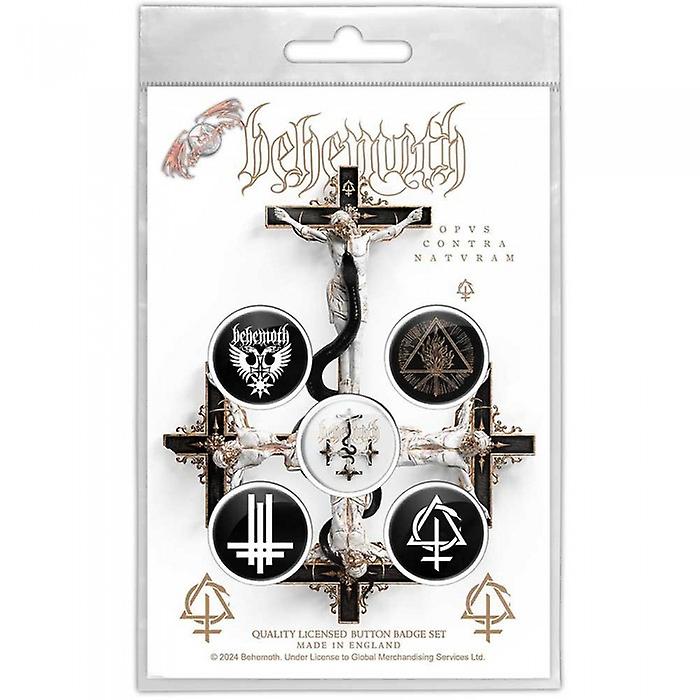 Behemoth Opvs Contra Natvram Badge (Pack of 5)