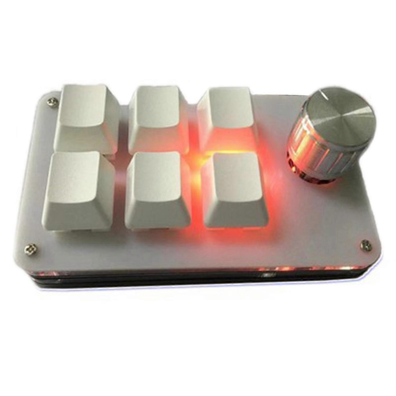 Keyboard Metal Rotary Button Quick Response Type-C Cable Knob Mechanical Gaming Keyboard for Home Us