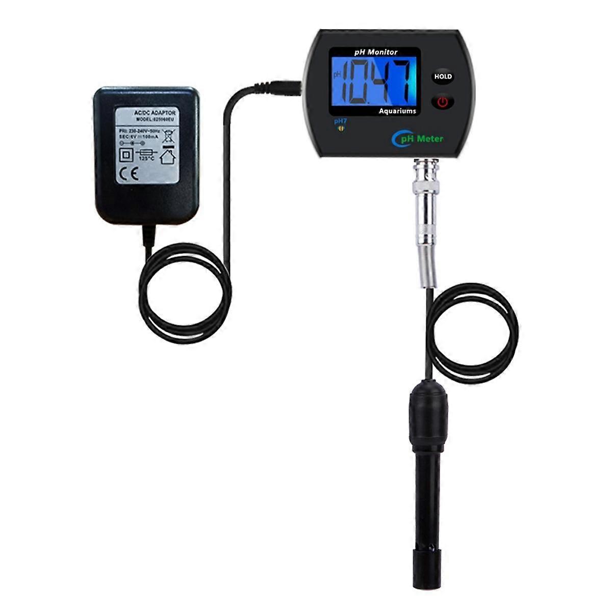 デジタルPHメーター水族館飲料水オンラインPHモニタープロフェッショナル正確な水質テスターEUプラグ