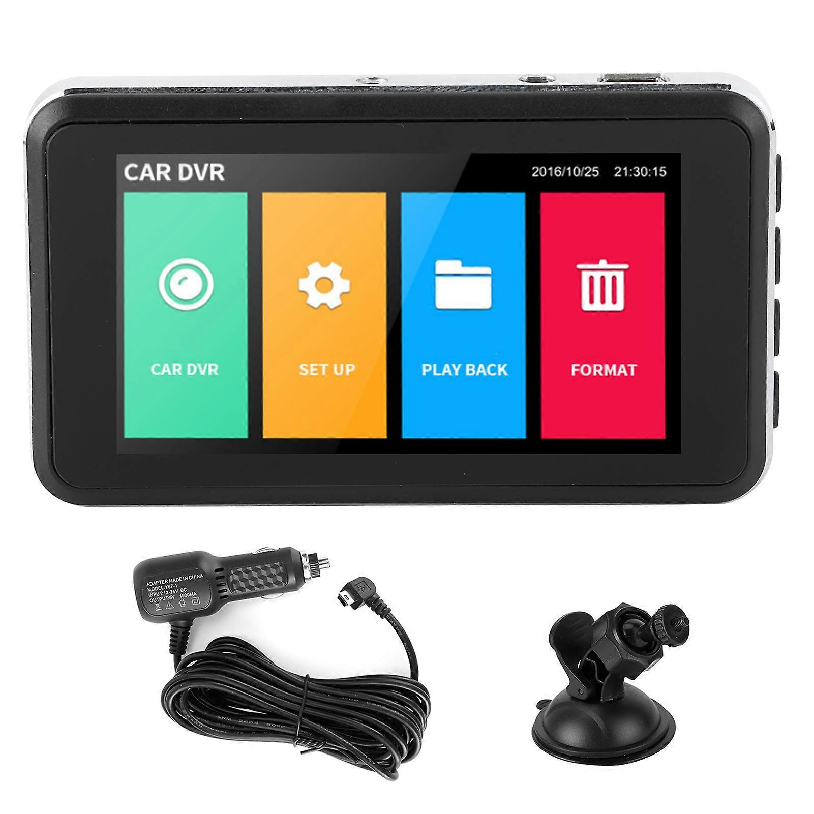 3.0in IPS Screen Car DVR Dash Camera Wide Angle Driving Recorder BuiltIn GSensor Loop Recording E2U411