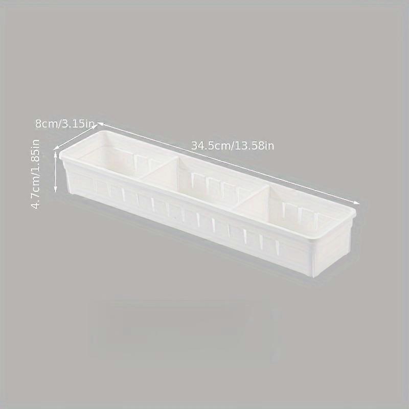 Free Stacking Plastic Drawer Divider Box - Versatile Storage Organizer for Kitchen, Cosmetics, and Clutter Sorting - Durable, Space-Saving, and Easy t