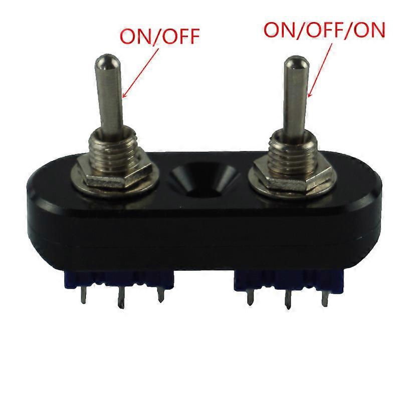 Universal Aluminum Motorcycle Handlebar Switch For Horn Headlight On/off/on Button Black And Silver Toggle Grip Switch