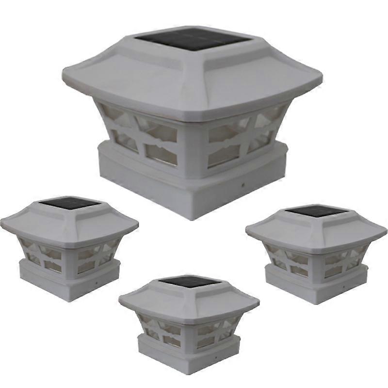 Outdoor Solar Column Lamp 4 Inch Column Lamp Garden Lamp Pillar Lamp Fence Lamp Post Cap Lamp