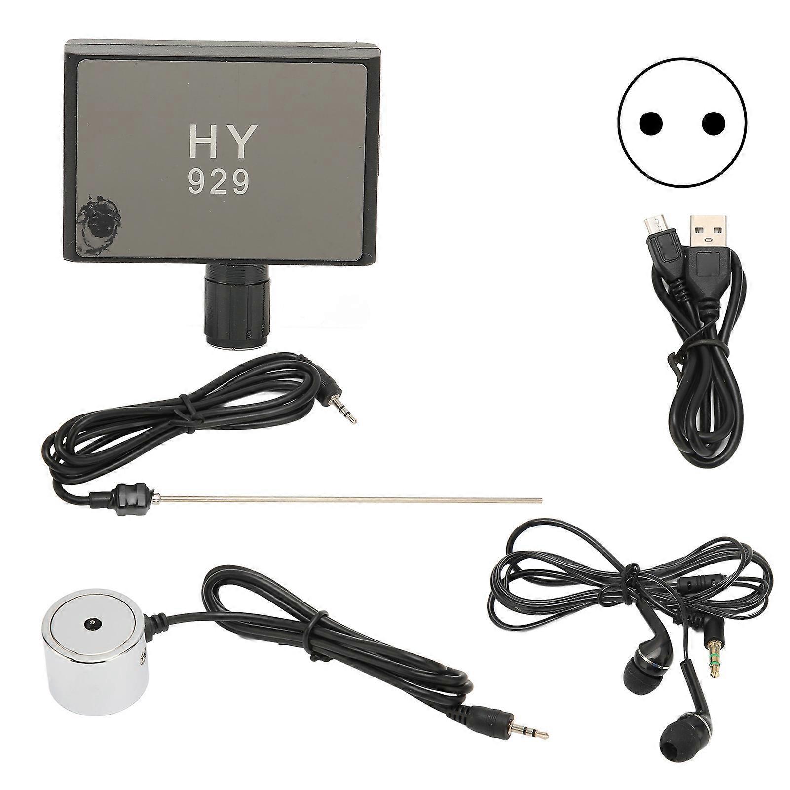 Water Leakage Detector Professional High Strength Dual Probes Water Pipeline Detection Tool For Household 100240v Eu Plug