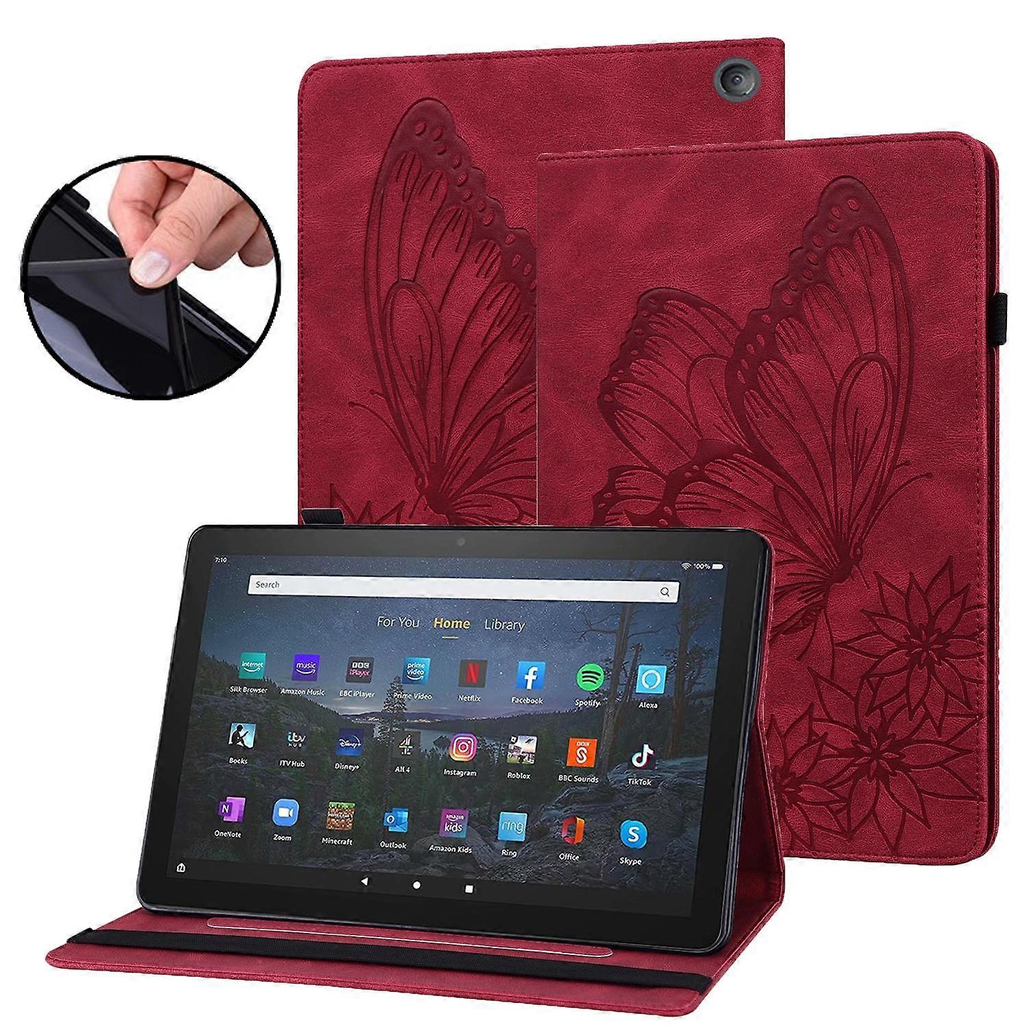 Leather Case For Amazon Kindle Fire HD 10 / 10 Plus 2021