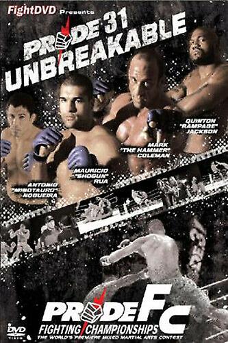 Pride 31 - Unbreakable DVD (2009) Alistair Overeem cert E - Region 2