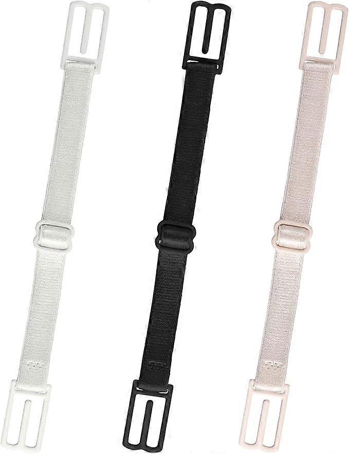 Pack of 3 bra strap holder clips, women's non-slip adjustable bra clips for the back, non-slip elastic bra strap clips for running, climbing, training