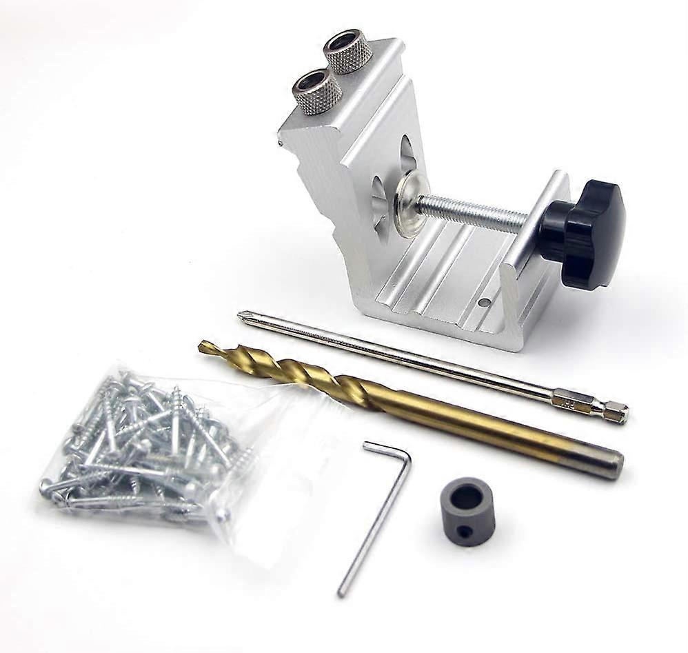 Pocket Hole Jig Kit, Woodworking Tool System, Drill Guide, Carpentry Tool, Screw Finder