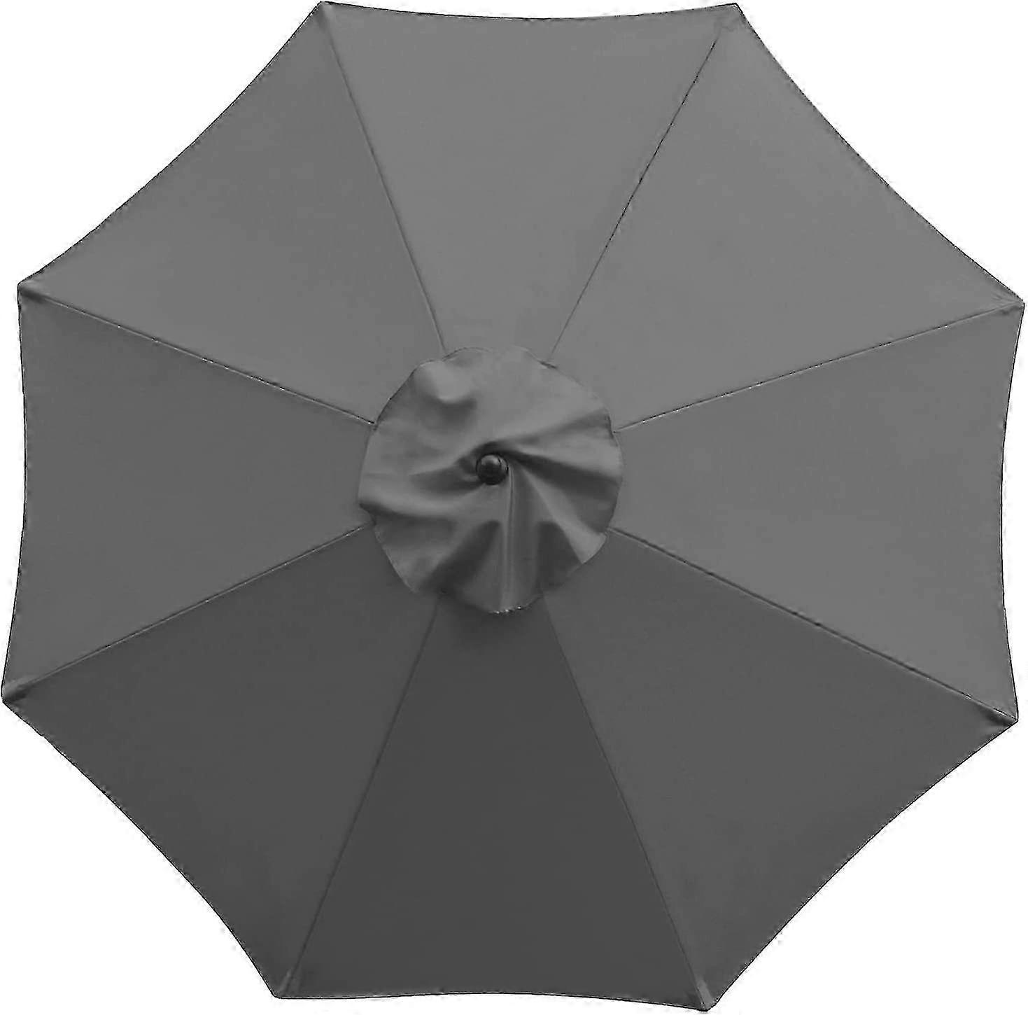 Polyester Umbrella Canopy Replacement, 3m 6-rib Patio Sunshade, Waterproof, Uv Protection