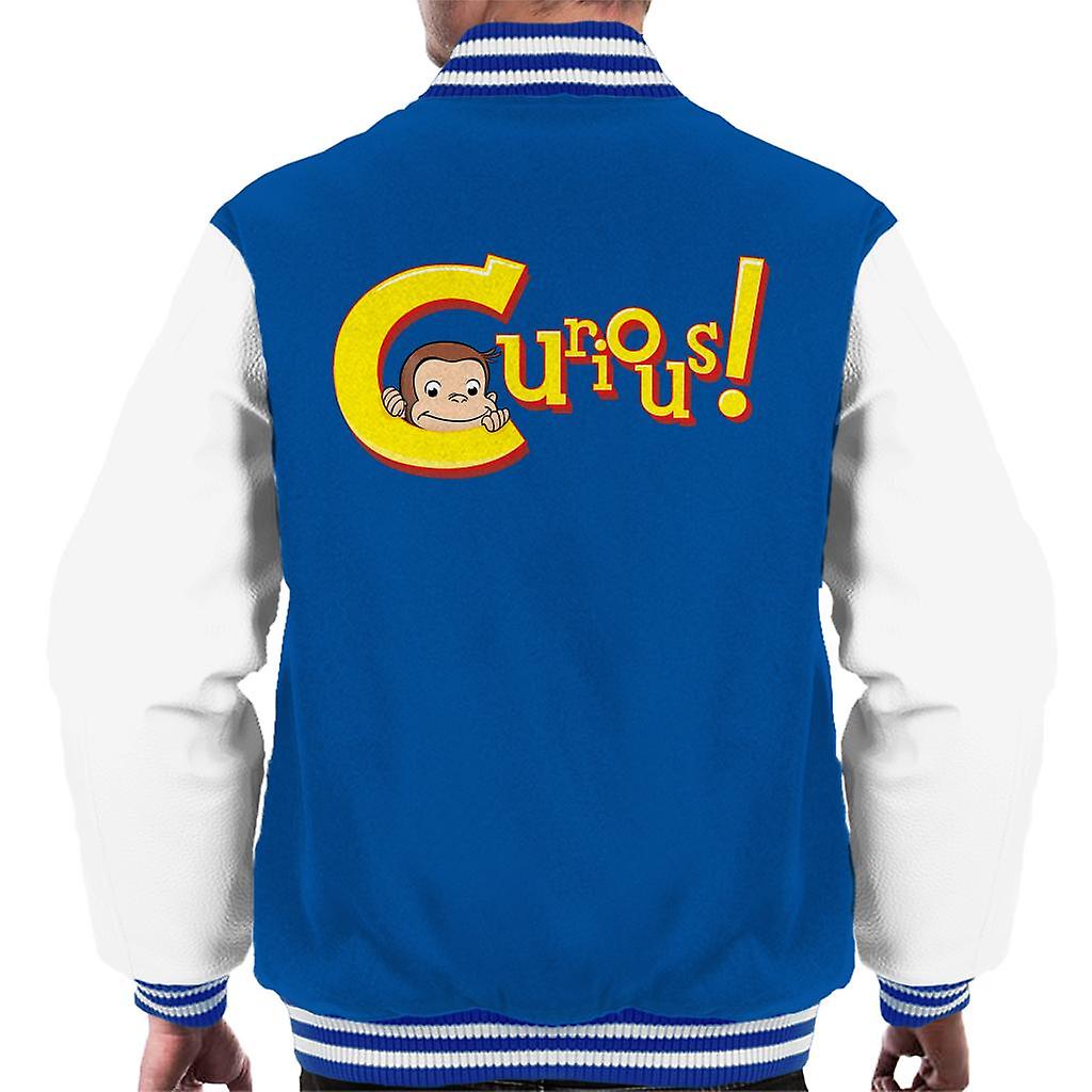 Curious George The Curious Monkey Men's Varsity Jacket