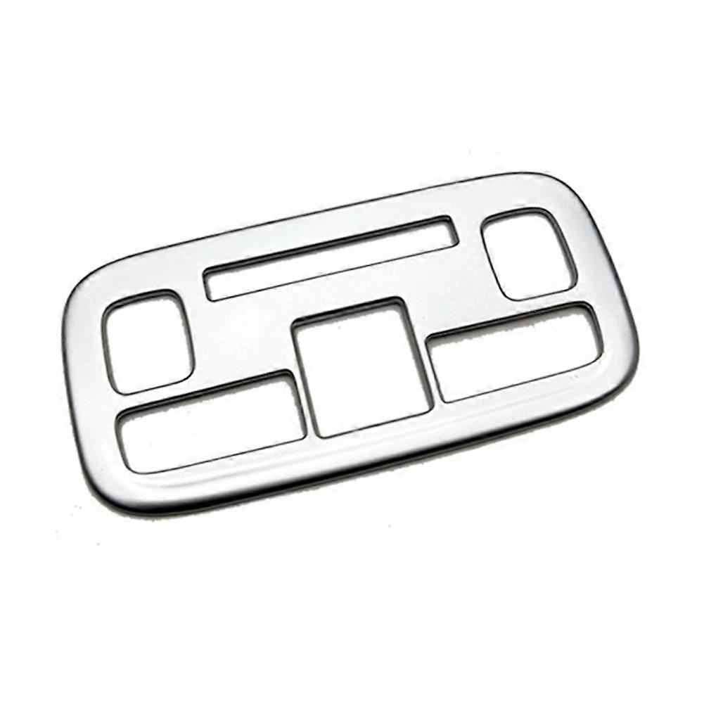 Car Silver Interior Front Reading Light Lamp Cover Sticker for Sienta 2022 2023