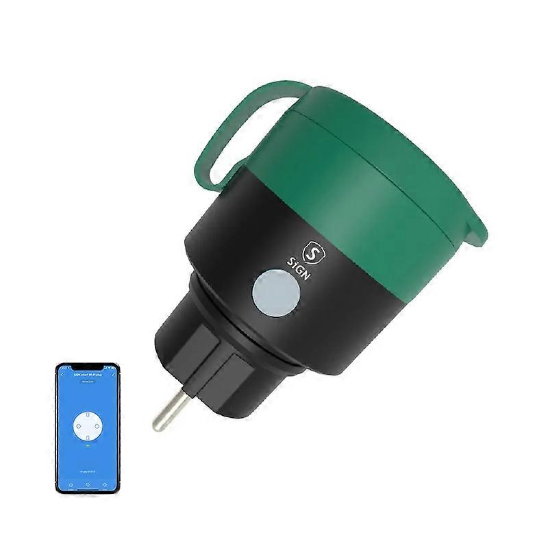 Enchufe WiFi inteligente para exteriores IP44 16A