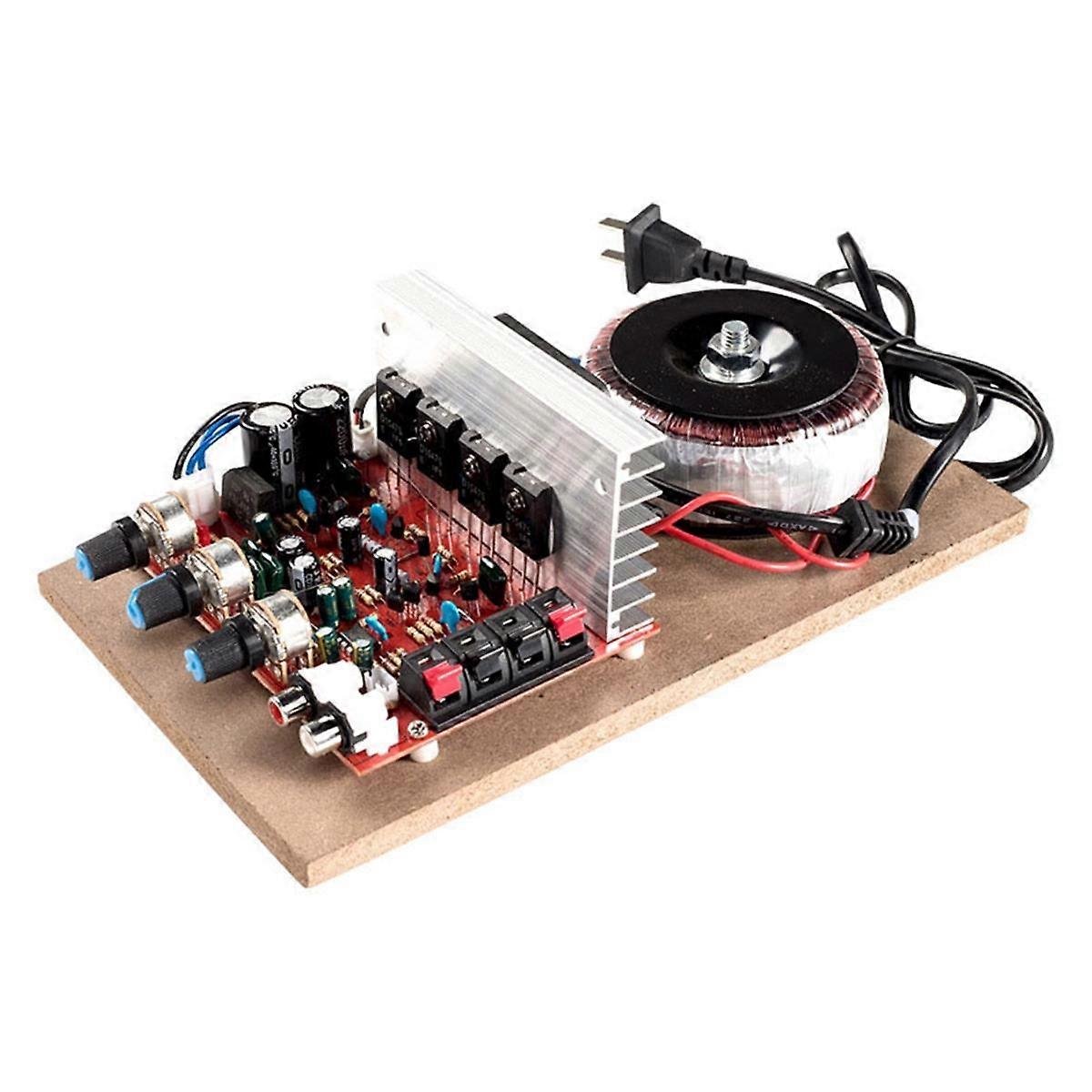 DIY Modified 200W Audio Power Amplifier Aluminum Plate Stereo USB HiFi Speaker Digital Amplifier-US