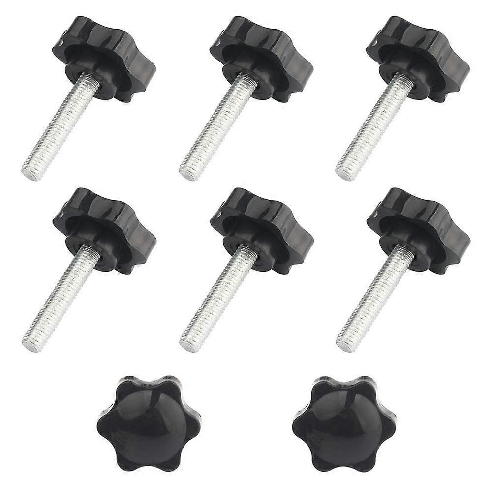 Torx hand screw nut rubber head adjusting screw screw Plastic hand twist bolt