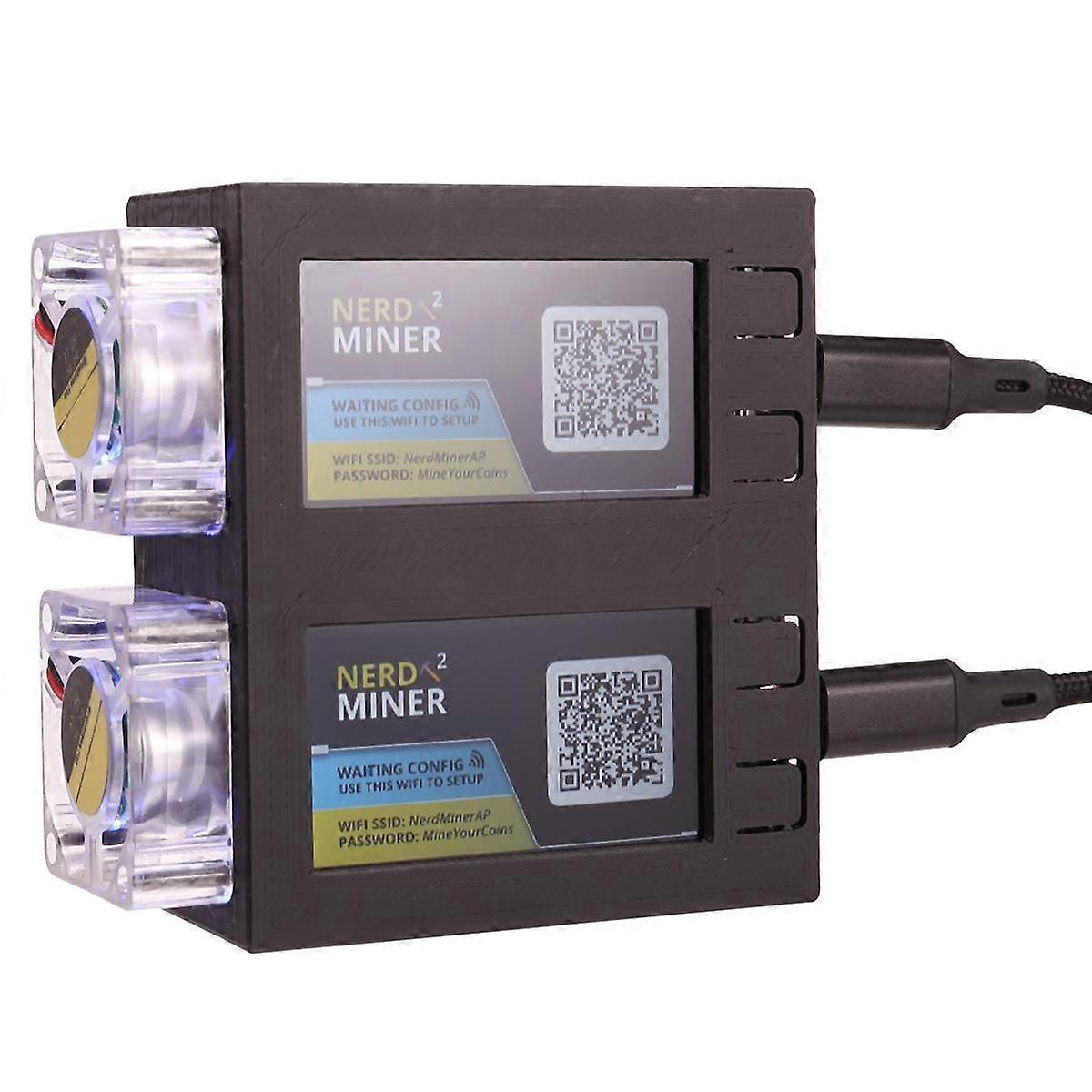 Für NerdMiner V2 Miner 78KH/Sx2 Dual Screen BTC Solo Lotterie Miner Bitcoin Nerd Miner Lotterie Miner Miner
