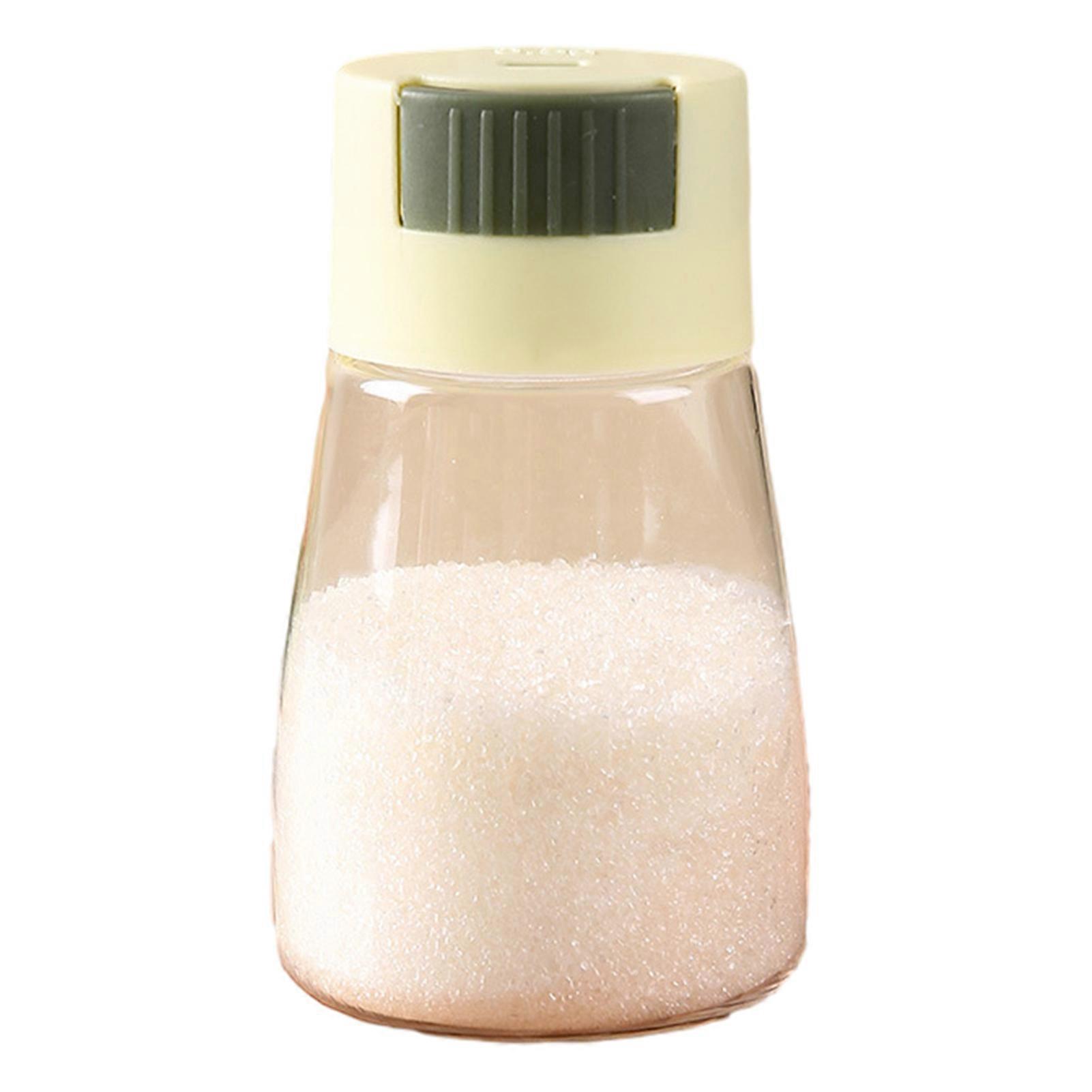 1/3pcs Press Button Quantitative Salt Shaker Moisture-Proof Seasoning Bottle for Home Kitchen Hotel