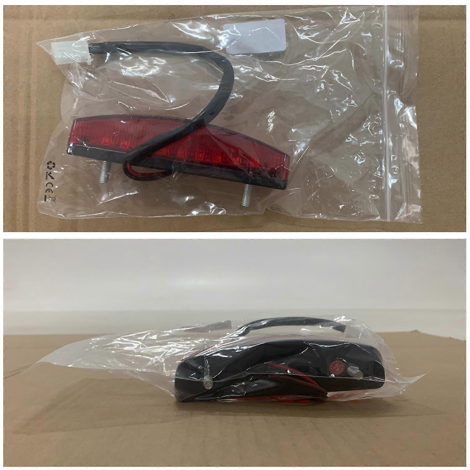 ATV 12V 3 Wire Brake Stop Light License Taillight Red for ATV Off Road Motorcycle Signal Lamp Acces