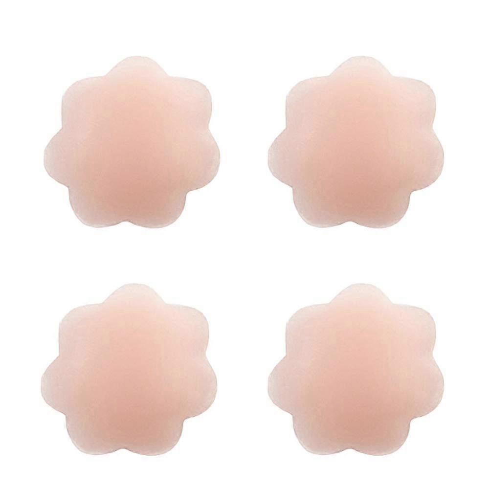2 Pairs Silicone Nipple Covers Pasties Invisible Reusable Adhesive for Party Dress