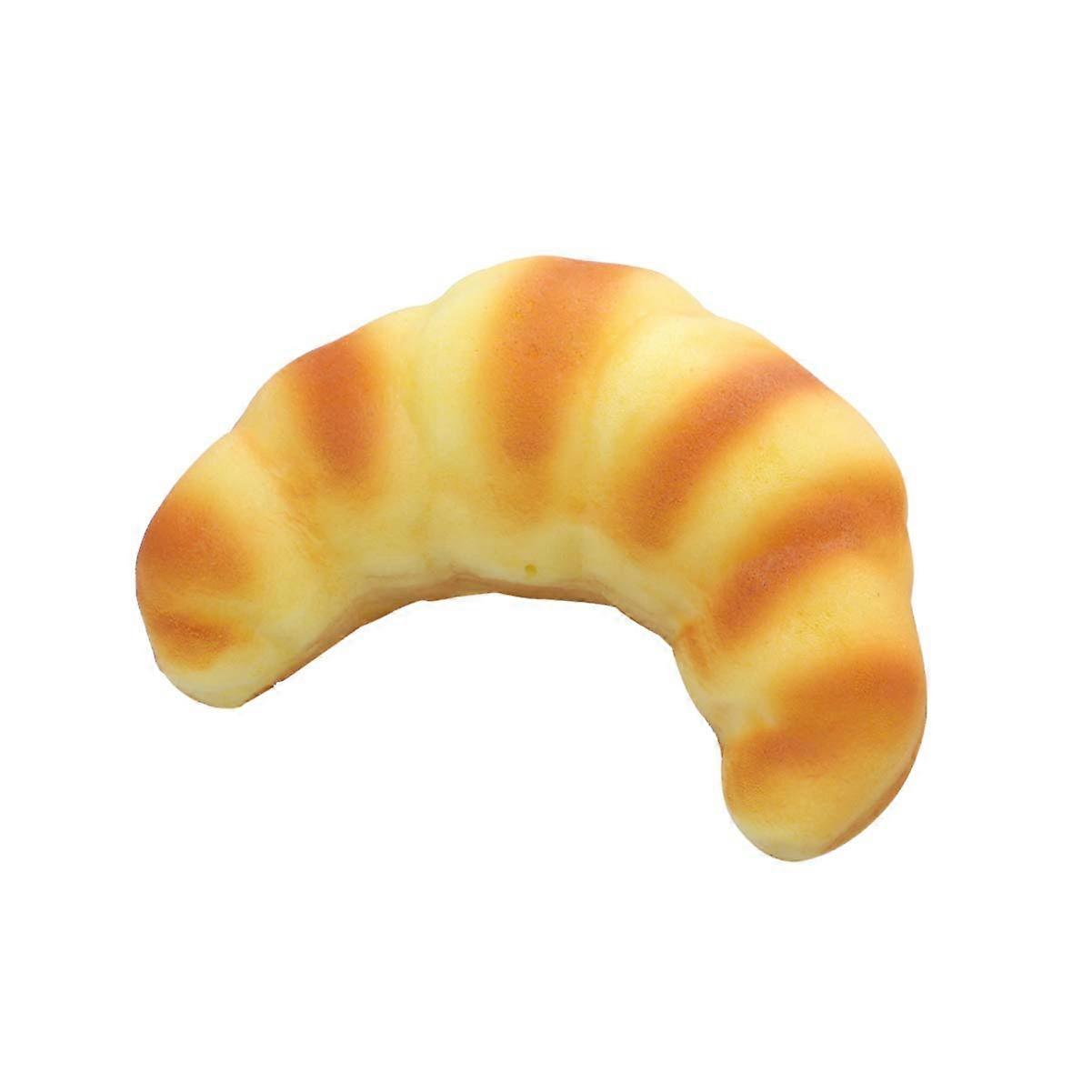 Artificial Bread Fake Bread Simulation Food Model Kitchen Decoration Prop Simulation Bread (Croissant) Medium