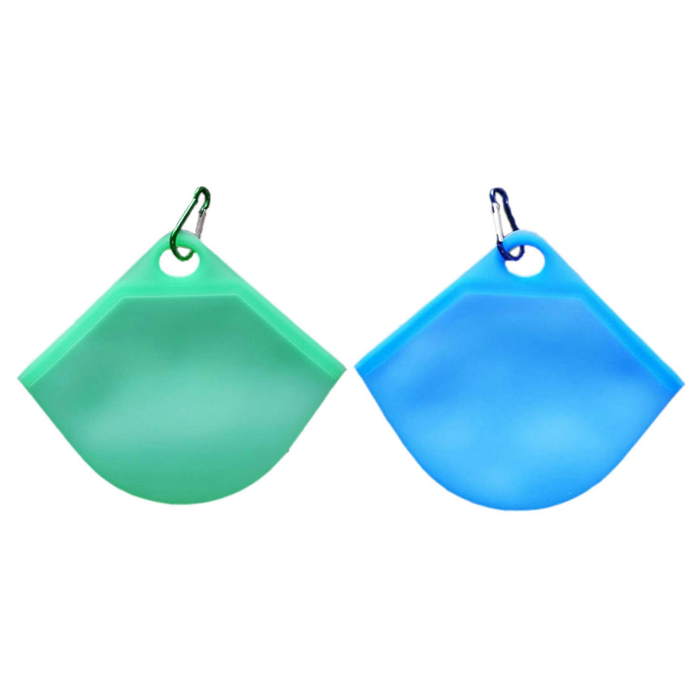 Silicone Storage Bag Washable Reusable for Mask, Portable Mask Holder, Face Masks Container DIY Mask Storage Box