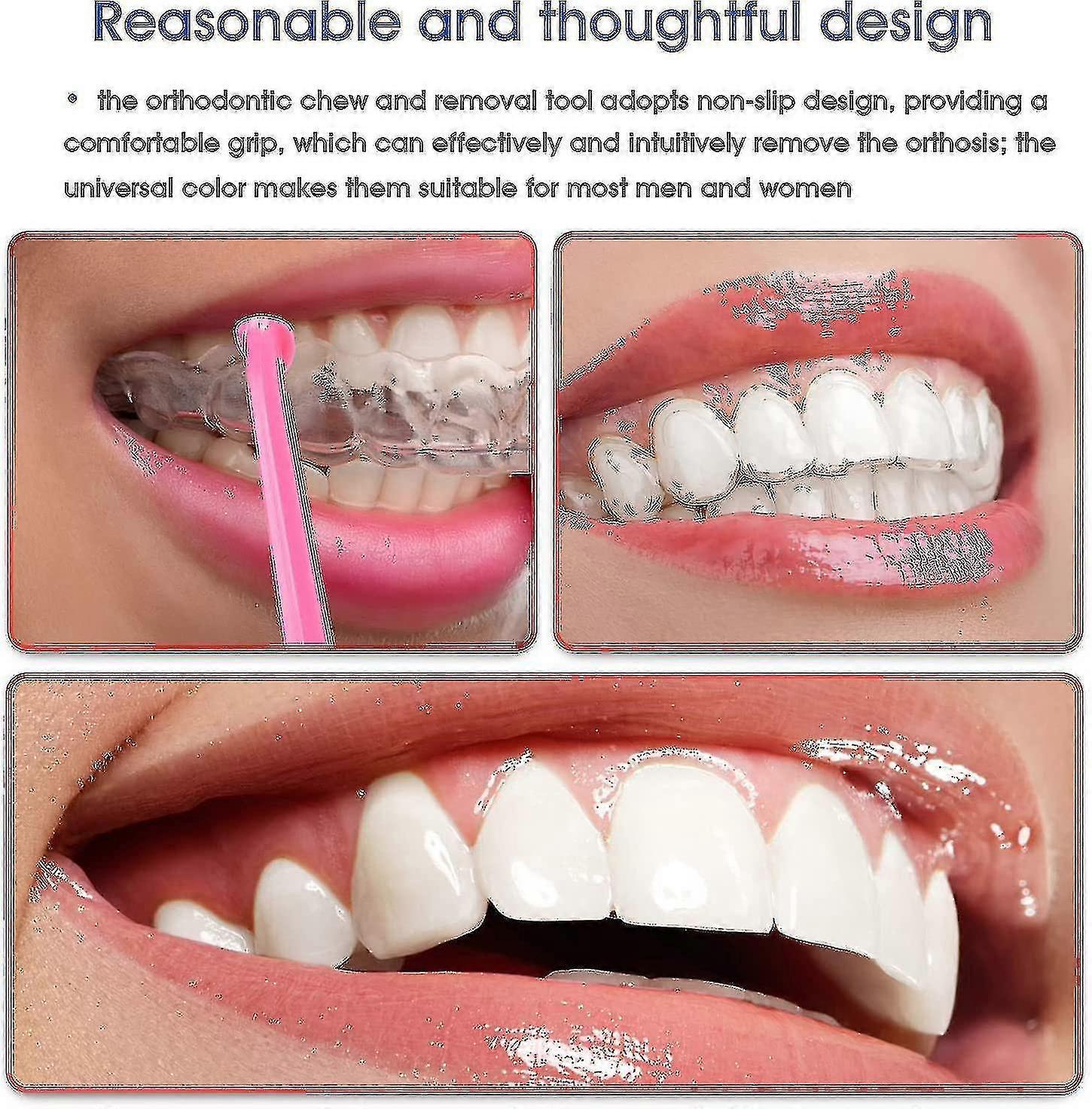 Aligner Removal Tool For Invisible Braces, Invisible Teeth Retainer Removal Tool Kit, Aligner Oral Braces, Extractor Orthodontic Bracket Remova