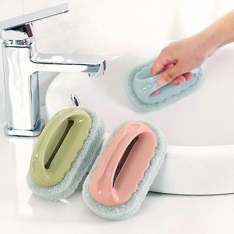 3pcs Cleaning Brush Handle Design Household