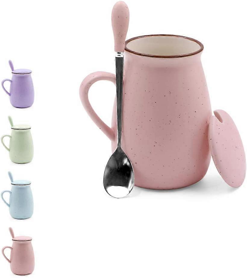 Tazza Astronauta 450ml In Ceramica - Con Coperchio E Cucchiaio, Design Spaziale | Regalo Creativo