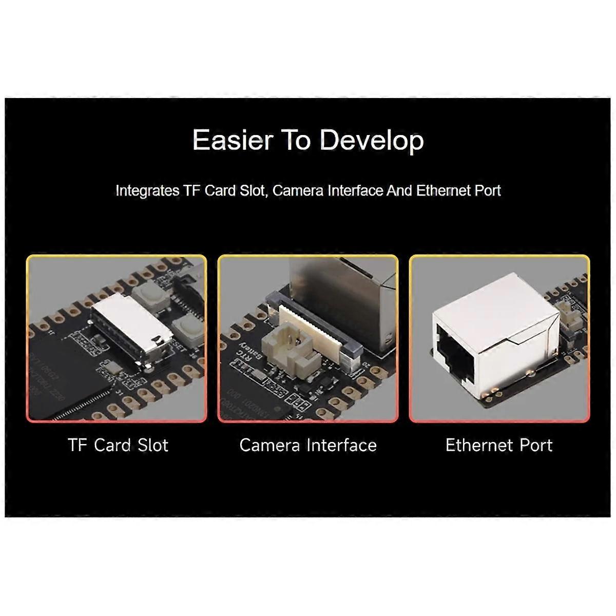 For Luckfox Pico Max Linux RV1106 Rockchip AI Board ARM -A7/RISC-V for Pico(C)