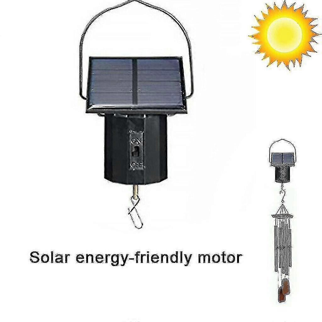 Motor Solar Powered Wind Spinner Hanging Metal Large Electric Tool