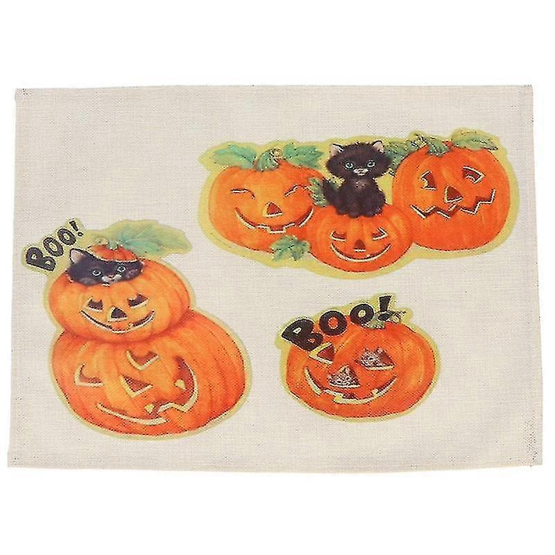 2pcs Halloween Tableware Mat For Halloween Decorations