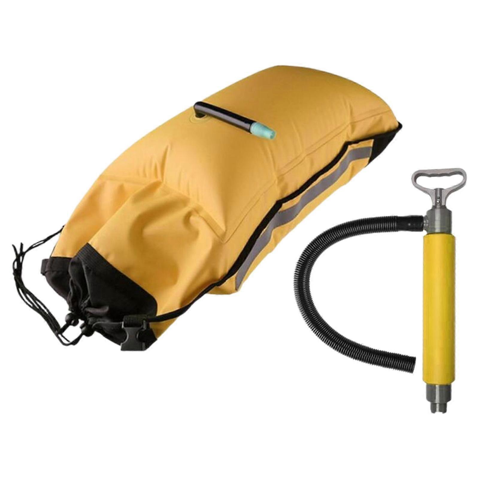 Paddle Float Bag Pompe de bateau Pompe de cale de kayak pour canoë bateaux en caoutchouc kayaks