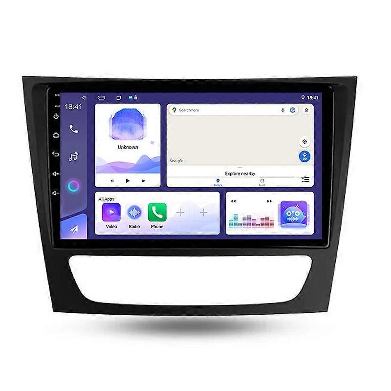 Car Radio Player For Benz E Class S211 W211 CLS C219 2002-2010 Multimedia Video WIFI Navigation GPS