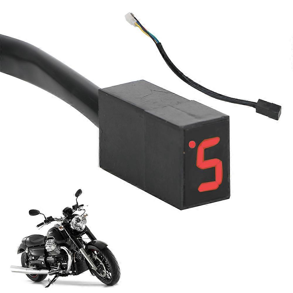 Display Motorcycle Gear Shift Lever Sensor Universal 5 Speed LED Display~26085