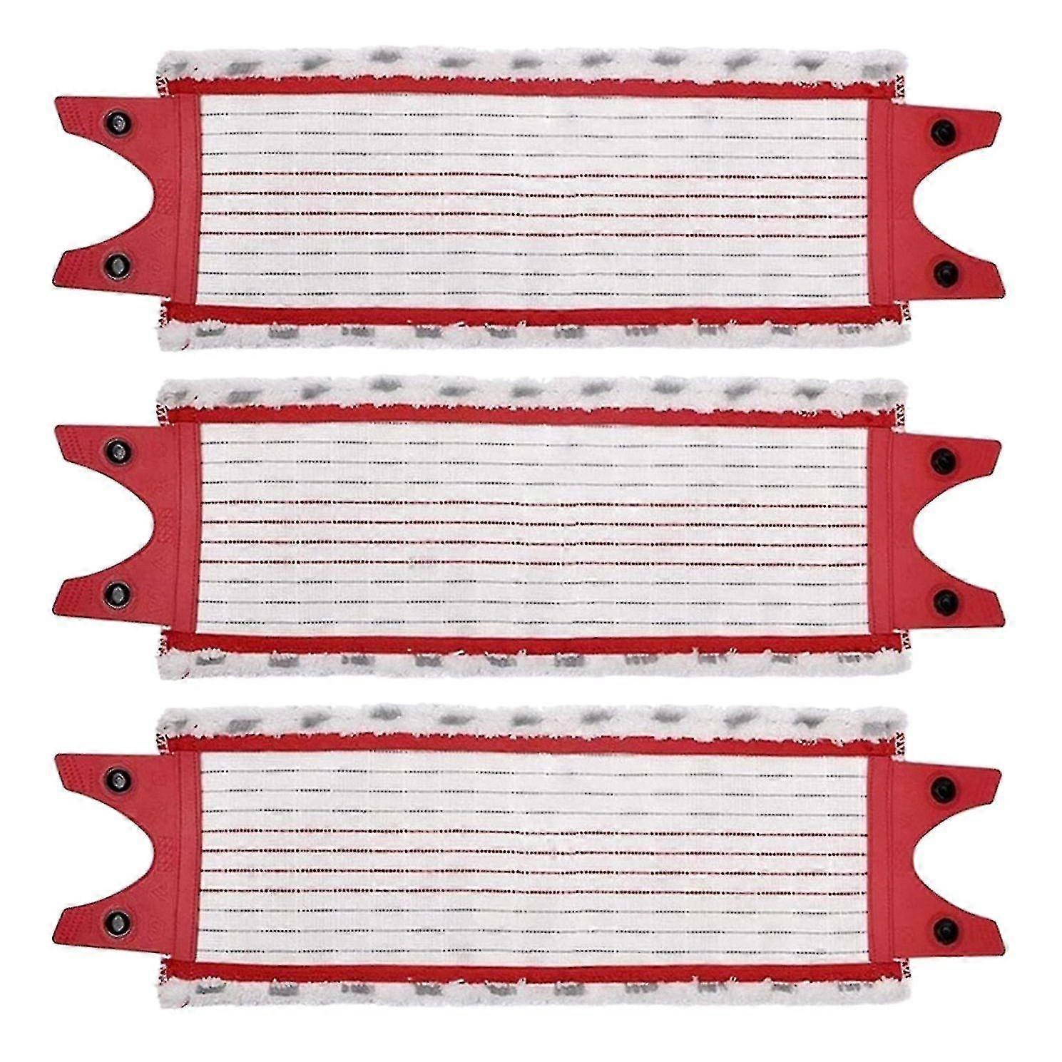 3 Pcs Microfibre Floor Mop Pads Replacement For Ultramax Mop Refill Replacement Set Spray Flat Mop