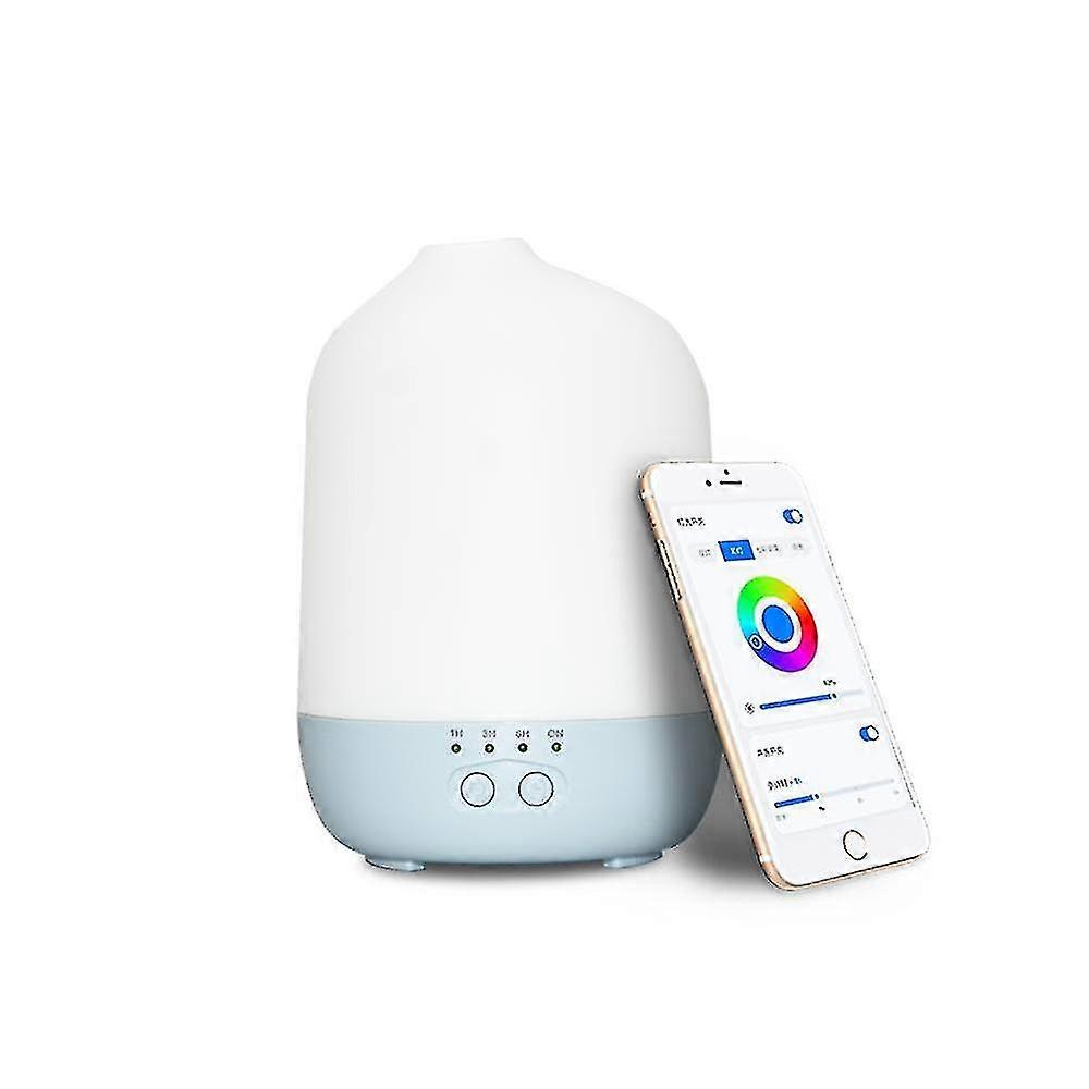 Nyt design Kæmpe tåge tåge Aroma diffusor æterisk olie fjernbetjening Smart kontrol luftbefugtere natlys diffusor