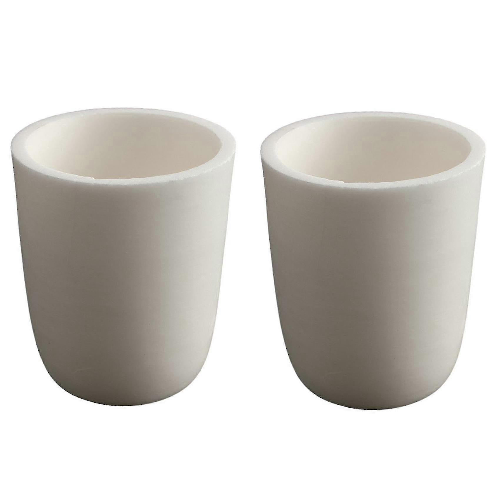 2x 30ml Alu 99% Conical Corundum Crucible Melting Furnace Crucible Metal Casting Ovp 32 X 38 X 45 X