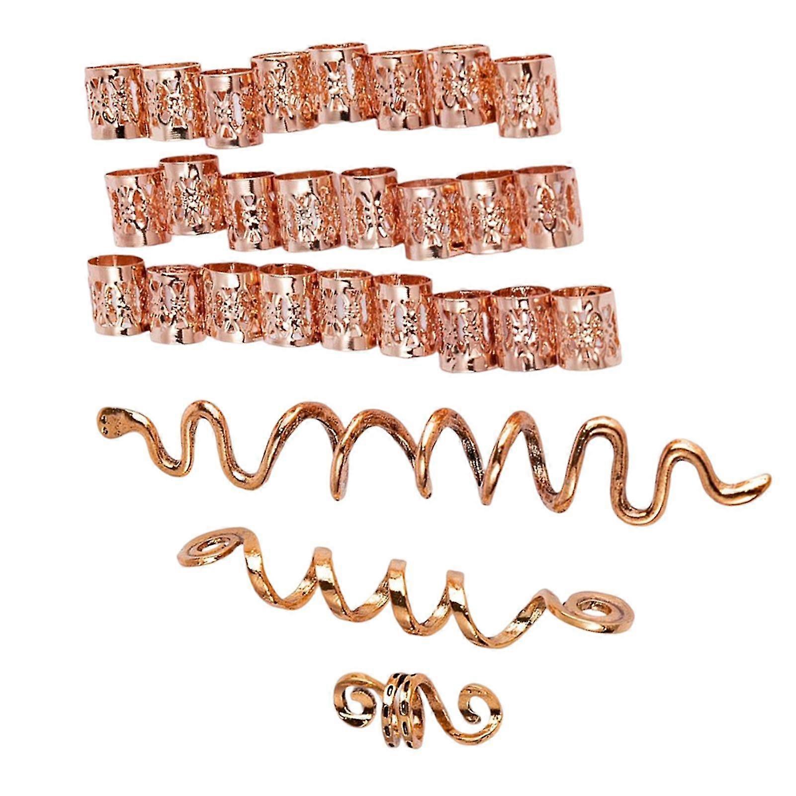 Retro etnisk ormform Smutsig hårklämma Irländska hårtillbehör Dreadlocks Hårklämma