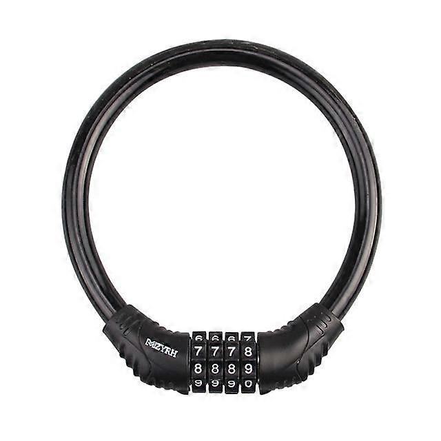 4 Digit Code Combinaison Bicycle Security Lock Anti Theft Cable Lock Accessoires de vélo