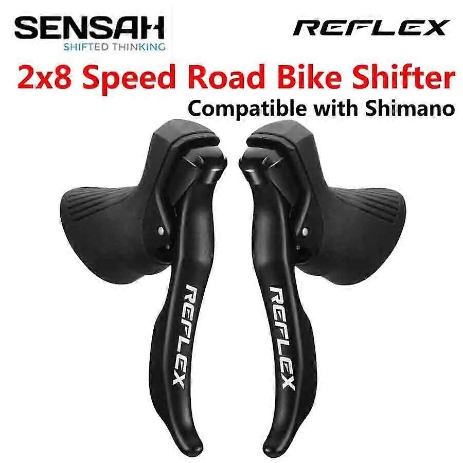 SENSAH Road Bike Shifters STI 2x7 2x8 2x9 2x10 2x11Speed Lever Brake Bicycle Derailleur Compatible for Shimano Claris Sora 105