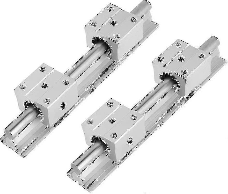 Linear Ring Slides Kit, Slide Guide Shaft Linear Rail + Ring Block Cnc Parts-FCY
