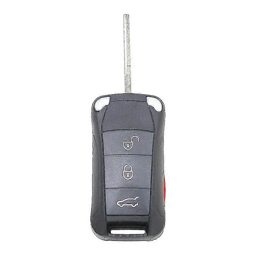 Foldable Remote Control Key With 2 3b 3b Buttons + 1/4, Car Key Case, For Porsche Cayenne 2004 2005 2006 2007 2008 2009 2010