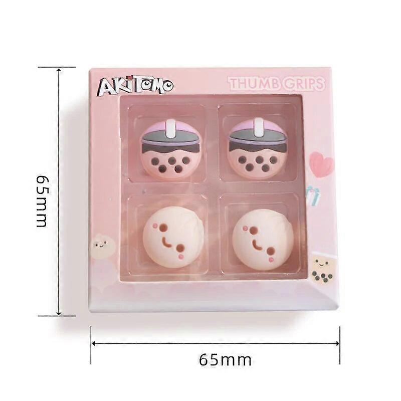 4pcs Animal Switch OLED Thumb Stick Grip Cap Joystick Cover For Nintendo Switch Lite Joy-Con Controller Gamepad Thumbstick Case