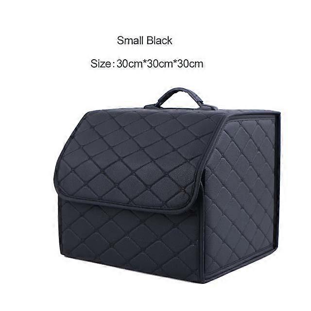 30cm Car PU Leather Trunk Storage Box Portable Foldable Storage Car Multiuse Storage Car Trunk Bag Auto Storag Box