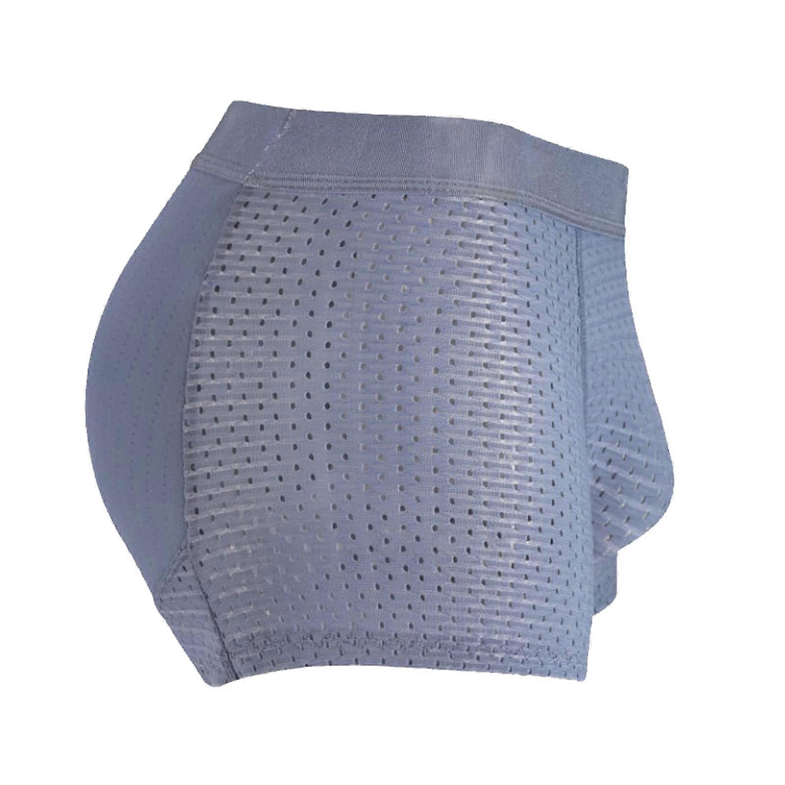 Män Hip Butt Lifter Enhancer Briefs Vadderad Boxer Underkläder-Trosa Shapewea