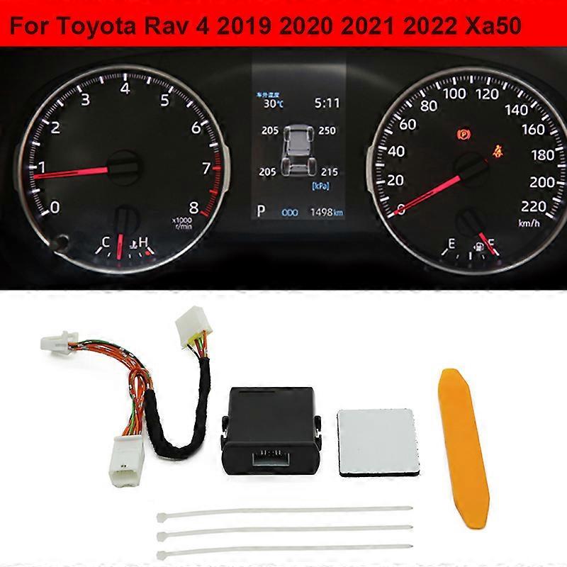 Per Toyota Rav 4 2019-2023 Rav4 Xa50 Auto TPMS Sensore di pressione dei pneumatici Sistema di monitoraggio Display LCD digitale Allarme di sicurezza automatico