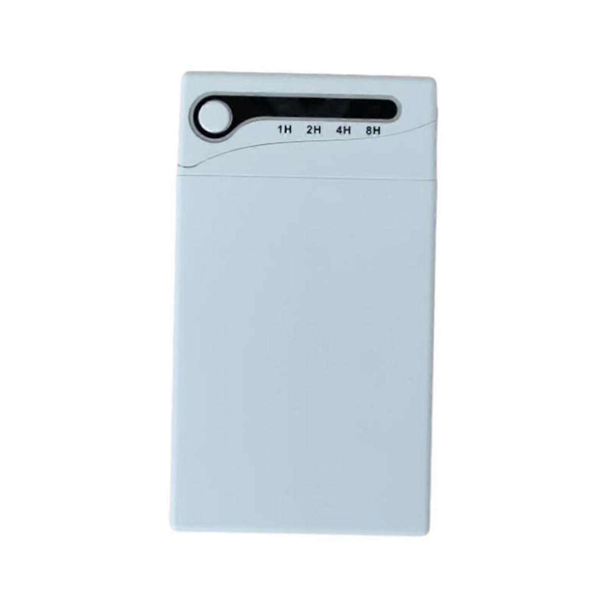 Portable Lock Box, Smart Box, Auxiliary Smoking Cessation Control Artifact, Timed Lock Box,White