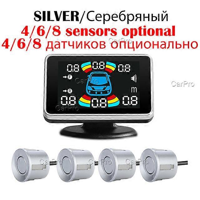 Multiple Parking Sensor Parktronic  Electronics Rear  Auto Detector Backing Assistance Kit Car Automobile Reversing Backup Radar