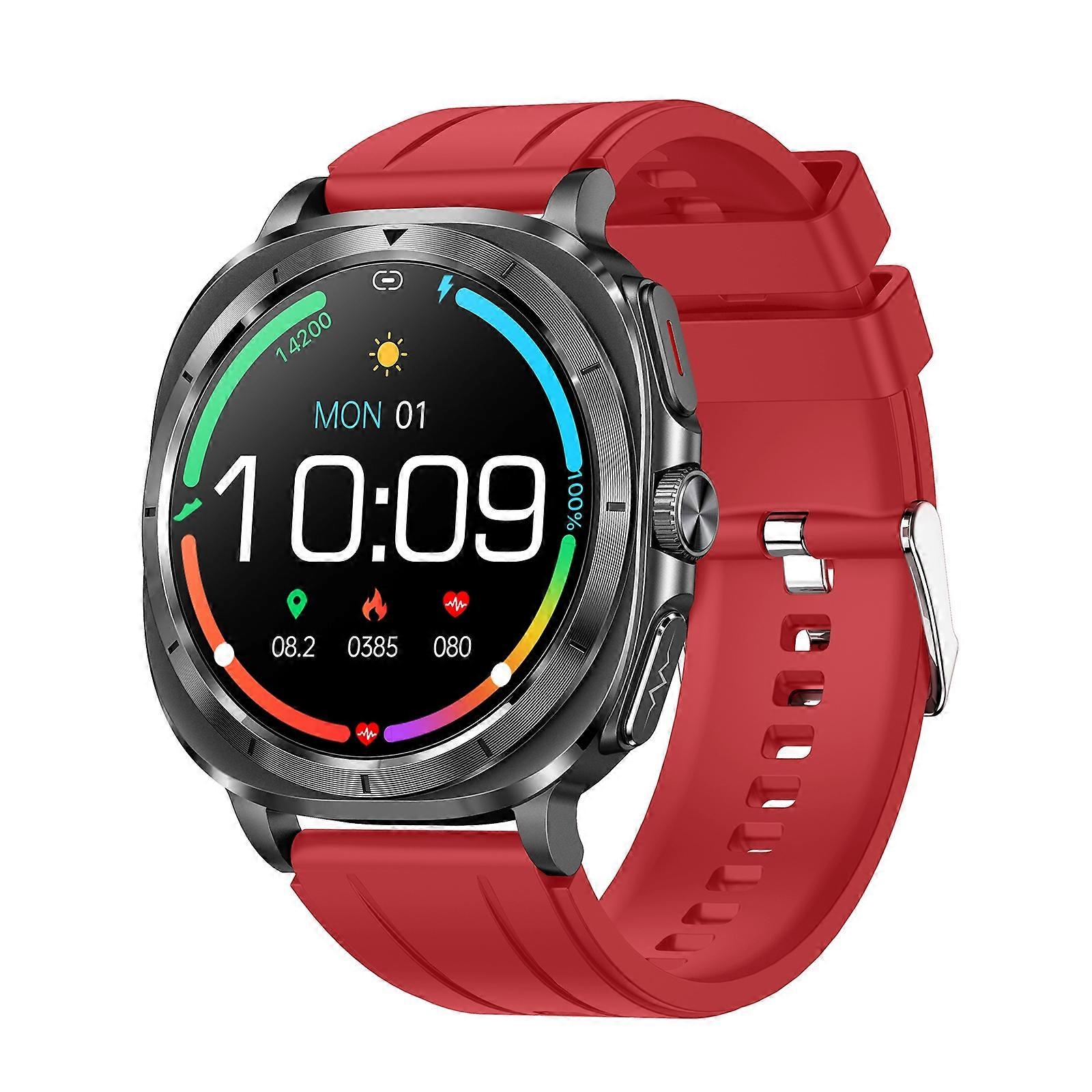 ET492 1.43 inch AMOLED Screen Silicone Strap Smart Watch